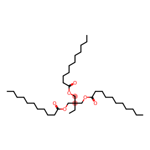 Diundecanoic acid 2-ethyl-2-[(undecanoyloxy)methyl]-1,3-propanediyl ester