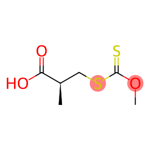 Dithiocarbonic acid S-[[S,(-)]-2-carboxypropyl]O-methyl ester