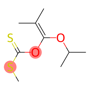 Dithiocarbonic acid O-(1-isopropoxy-2,2-dimethylvinyl)S-methyl ester