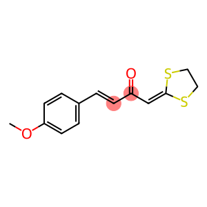 1-(1,3-Dithiolan-2-ylidene)-4-(4-methoxyphenyl)-3-buten-2-one