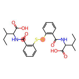 2,2'-dithiobis(N-(1-carboxy-2-methylbutyl)benzamide)