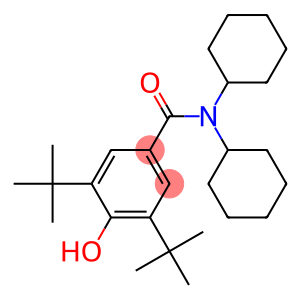 3,5-ditert-butyl-N,N-dicyclohexyl-4-hydroxybenzamide