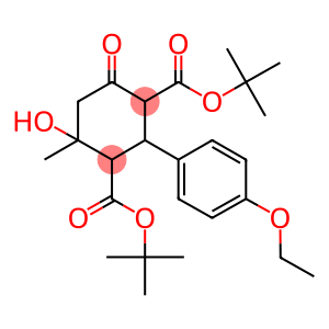 DI(TERT-BUTYL) 2-(4-ETHOXYPHENYL)-4-HYDROXY-4-METHYL-6-OXO-1,3-CYCLOHEXANEDICARBOXYLATE