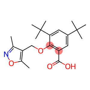 3,5-Di-tert-butyl-2-(3,5-dimethyl-isoxazol-4-ylmethoxy)-benzoic acid