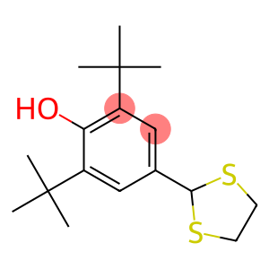 2,6-DI(TERT-BUTYL)-4-(1,3-DITHIOLAN-2-YL)PHENOL, TECH