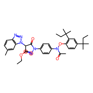 1-[4-[(2,4-Di-tert-pentylphenoxy)acetylamino]phenyl]-3-ethoxy-4-(6-methyl-1H-benzotriazol-1-yl)-5(4H)-pyrazolone