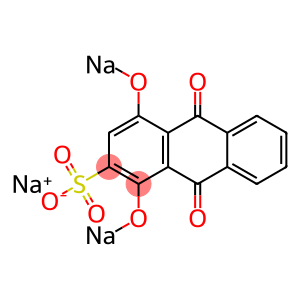 1,4-Di(sodiooxy)-9,10-dihydro-9,10-dioxoanthracene-2-sulfonic acid sodium salt