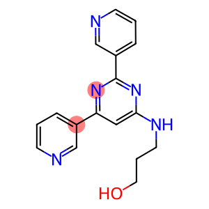 3-[(2,6-DIPYRIDIN-3-YLPYRIMIDIN-4-YL)AMINO]PROPAN-1-OL