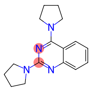 2,4-di(1-pyrrolidinyl)quinazoline