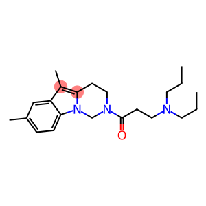 2-(3-Dipropylaminopropionyl)-5,7-dimethyl-1,2,3,4-tetrahydropyrimido[1,6-a]indole