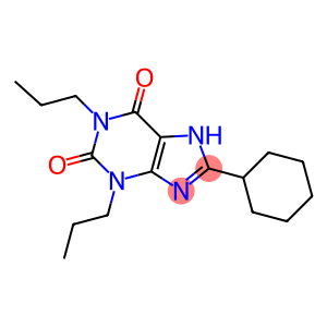 1,3-Dipropyl-8-cyclohexylxanthine