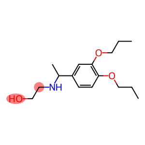 2-{[1-(3,4-dipropoxyphenyl)ethyl]amino}ethan-1-ol