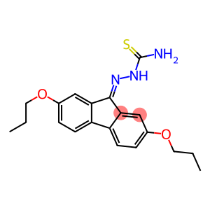 2,7-dipropoxy-9H-fluoren-9-one thiosemicarbazone