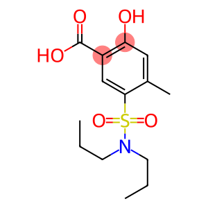 5-(dipropylsulfamoyl)-2-hydroxy-4-methylbenzoic acid