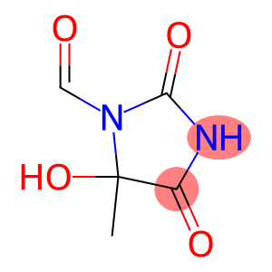 2,4-Dioxo-5-hydroxy-5-methylimidazolidine-1-carbaldehyde