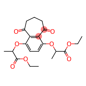 2,2'-[(5,9-Dioxo-6,7,8,9-tetrahydro-5H-benzocycloheptene)-1,4-diylbisoxy]dipropionic acid diethyl ester