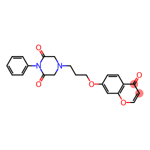 7-[3-(3,5-Dioxo-4-phenyl-1-piperazinyl)propyloxy]-4H-1-benzopyran-4-one