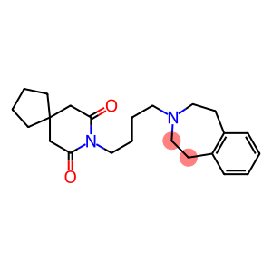 3-[4-(7,9-Dioxo-8-azaspiro[4.5]decan-8-yl)butyl]-1,2,4,5-tetrahydro-3H-3-benzazepine