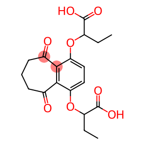 2,2'-[(5,9-Dioxo-6,7,8,9-tetrahydro-5H-benzocycloheptene)-1,4-diylbisoxy]dibutyric acid