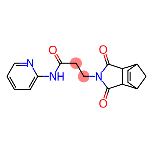 3-(3,5-dioxo-4-azatricyclo[5.2.1.0~2,6~]dec-8-en-4-yl)-N-pyridin-2-ylpropanamide