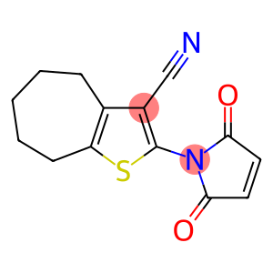 2-(2,5-二氧代-2,5-二氢-1H-吡咯-1-基)-5,6,7,8-四氢-4H-环庚烷并[B]噻吩-3-甲腈