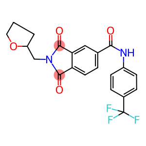 1,3-dioxo-2-(tetrahydro-2-furanylmethyl)-N-[4-(trifluoromethyl)phenyl]-5-isoindolinecarboxamide