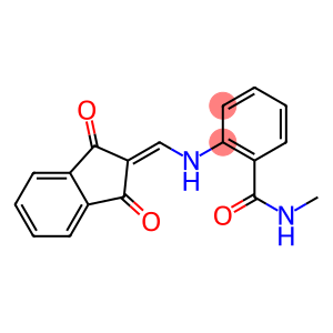 2-{[(1,3-dioxo-1,3-dihydro-2H-inden-2-yliden)methyl]amino}-N-methylbenzenecarboxamide