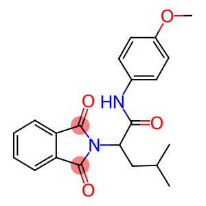 2-(1,3-dioxo-1,3-dihydro-2H-isoindol-2-yl)-N-(4-methoxyphenyl)-4-methylpentanamide