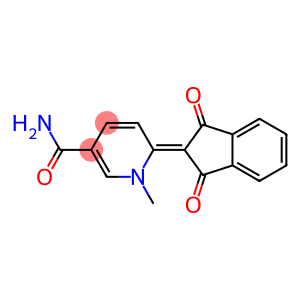 6-(1,3-dioxo-1,3-dihydro-2H-inden-2-ylidene)-1-methyl-1,6-dihydro-3-pyridinecarboxamide