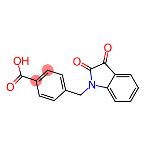 4-[(2,3-dioxo-2,3-dihydro-1H-indol-1-yl)methyl]benzoic acid