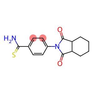 4-(1,3-dioxooctahydro-2H-isoindol-2-yl)benzenecarbothioamide