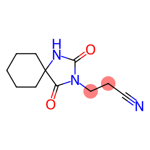 3-{2,4-dioxo-1,3-diazaspiro[4.5]decan-3-yl}propanenitrile