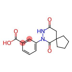 3-(6,9-dioxo-7,8-diazaspiro[4.5]dec-7-yl)benzoic acid