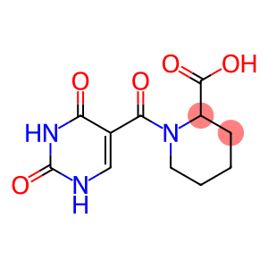 1-[(2,4-dioxo-1,2,3,4-tetrahydropyrimidin-5-yl)carbonyl]piperidine-2-carboxylic acid