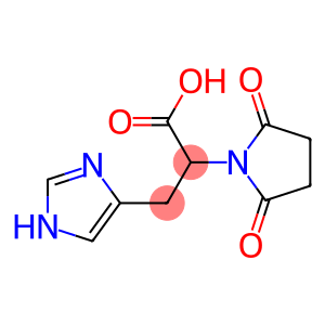 2-(2,5-dioxopyrrolidin-1-yl)-3-(1H-imidazol-4-yl)propanoic acid