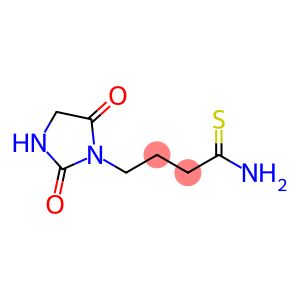 4-(2,5-dioxoimidazolidin-1-yl)butanethioamide