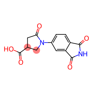 1-(1,3-dioxo-2,3-dihydro-1H-isoindol-5-yl)-5-oxopyrrolidine-3-carboxylic acid