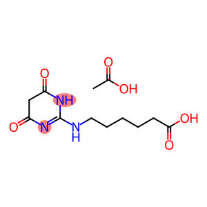 6-(4,6-DIOXO-1,4,5,6-TETRAHYDRO-PYRIMIDIN-2-YLAMINO)-HEXANOIC ACID ACETATE