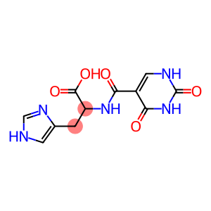 2-[(2,4-dioxo-1,2,3,4-tetrahydropyrimidin-5-yl)formamido]-3-(1H-imidazol-4-yl)propanoic acid