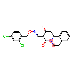 2,4-Dioxo-1,3,4,6,7,11b-hexahydro-2H-pyrido[2,1-a]isoquinoline-3-carbaldehyde o-(2,4-dichlorobenzyl )oxime