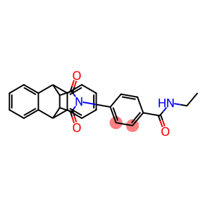 4-[16,18-dioxo-17-azapentacyclo[6.6.5.0~2,7~.0~9,14~.0~15,19~]nonadeca-2,4,6,9(14),10,12-hexaen-17-yl]-N-ethylbenzenecarboxamide