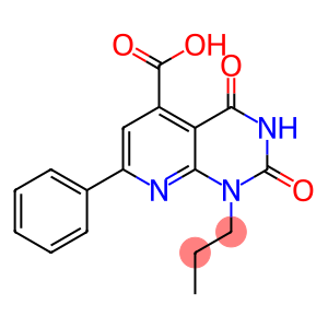 2,4-DIOXO-7-PHENYL-1-PROPYL-1,2,3,4-TETRAHYDROPYRIDO[2,3-D]PYRIMIDINE-5-CARBOXYLIC ACID