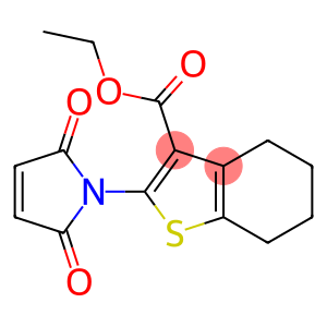 2-(2,5-DIOXO-2,5-DIHYDRO-PYRROL-1-YL)-4,5,6,7-TETRAHYDRO-BENZO[ B ]THIOPHENE-3-CARBOXYLIC ACID ETHYL ESTER