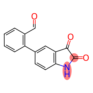 2-(2,3-DIOXO-2,3-DIHYDRO-1H-INDOL-5-YL)BENZALDEHYDE