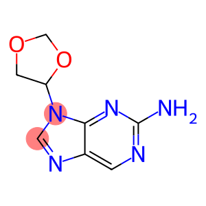 9-(1,3-dioxolan-4-yl)-2-aminopurine