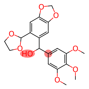 (6-[1,3]DIOXOLAN-2-YL-BENZO[1,3]DIOXOL-5-YL)-(3,4,5-TRIMETHOXY-PHENYL)-METHANOL