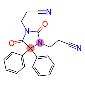 2,5-DIOXO-4,4-DIPHENYL-1,3-IMIDAZOLIDINEDIPROPIONITRILE