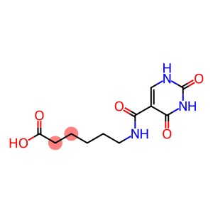 6-[(2,4-dioxo-1,2,3,4-tetrahydropyrimidin-5-yl)formamido]hexanoic acid