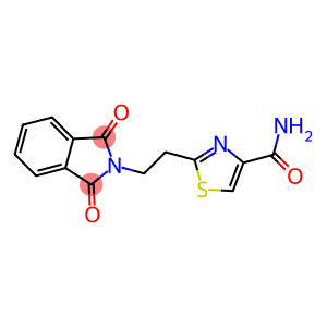 2-[2-(1,3-DIOXO-1,3-DIHYDRO-2H-ISOINDOL-2-YL)ETHYL]-1,3-THIAZOLE-4-CARBOXAMIDE