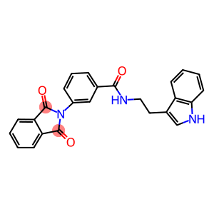 3-(1,3-DIOXO-1,3-DIHYDRO-2H-ISOINDOL-2-YL)-N-[2-(1H-INDOL-3-YL)ETHYL]BENZAMIDE